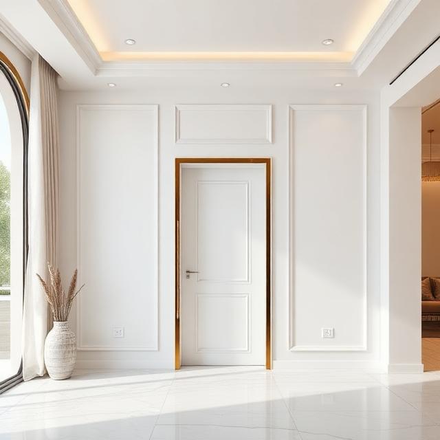 قواطع جبس بورد مع باب